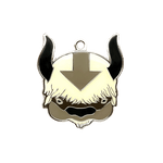 Load image into Gallery viewer, Kawaii Sky Bison Anime Inspired Pet Tag
