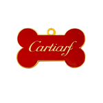 Load image into Gallery viewer, Cartiarf Cartier Jewelry Parody Luxury Love Collection Enamel Pet Tag
