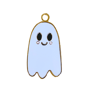 Kawaii Cute Ghost Pet ID Tag Dog Tag Cat Tag. Glow in the dark Pet Tag