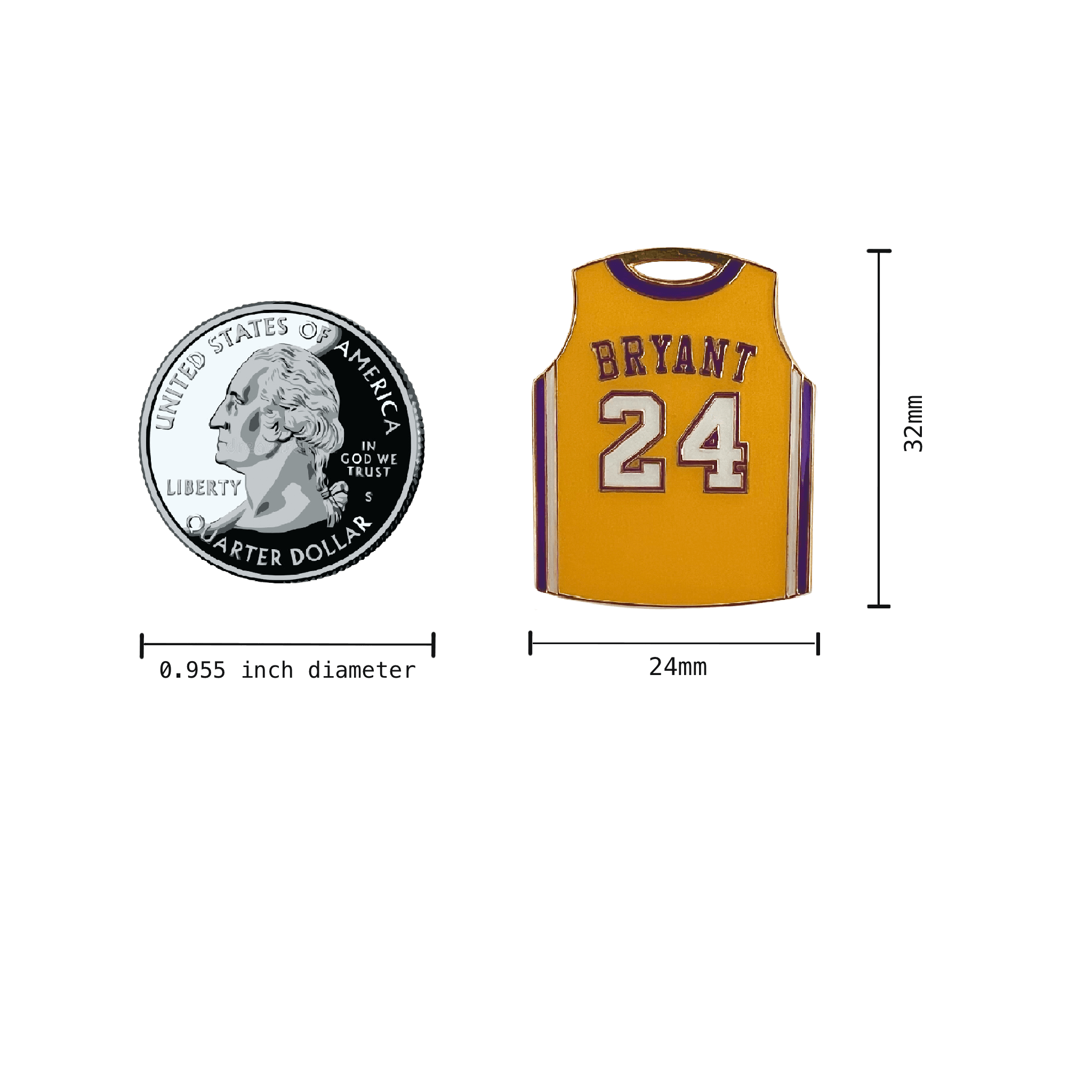 measurements of mamba jersey pet id tag