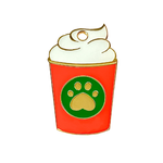 Load image into Gallery viewer, Pup Cup Starbucks Inspired Puppuccino Cup Pet ID Tag Keychain Charm
