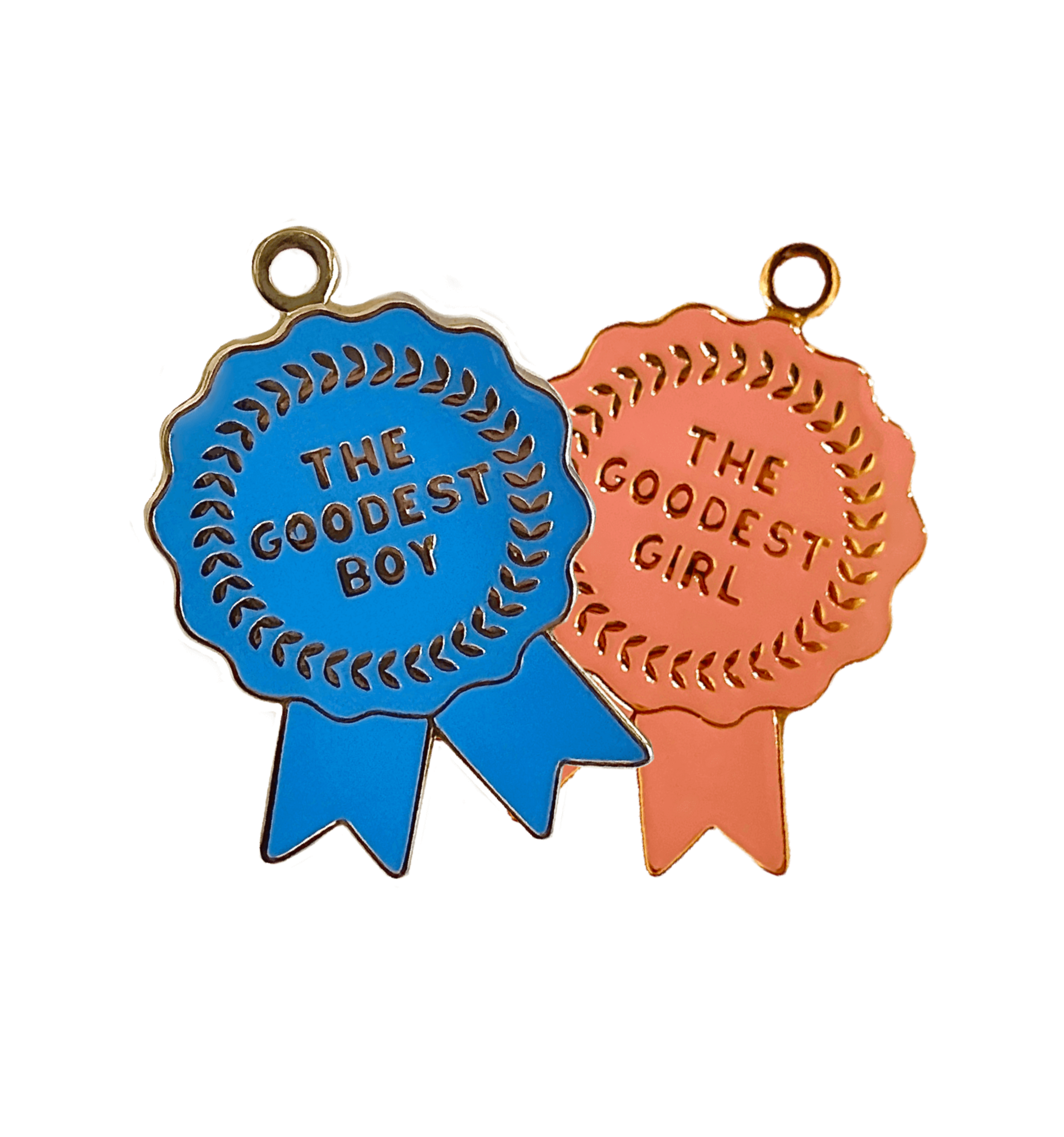 cute goodest boy and girl pet id collar tags for dogs and cats