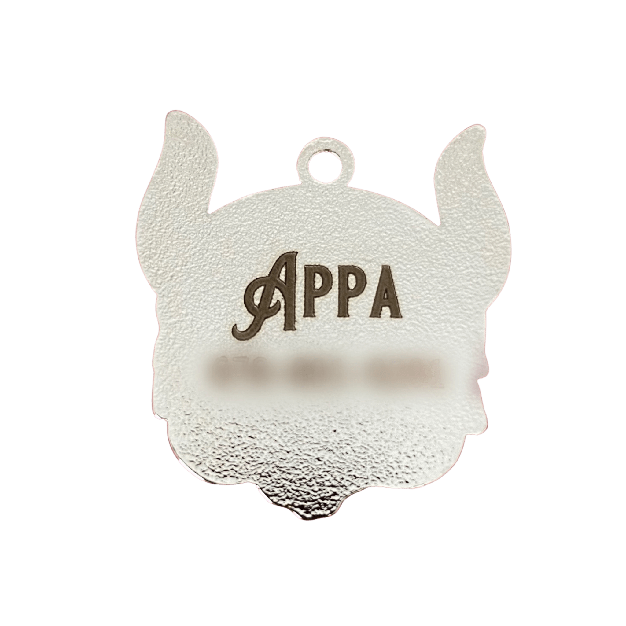 Anime Art Avatar Last Airbender ATLA Appa Enamel Pin Pet Tag Laser Engraving