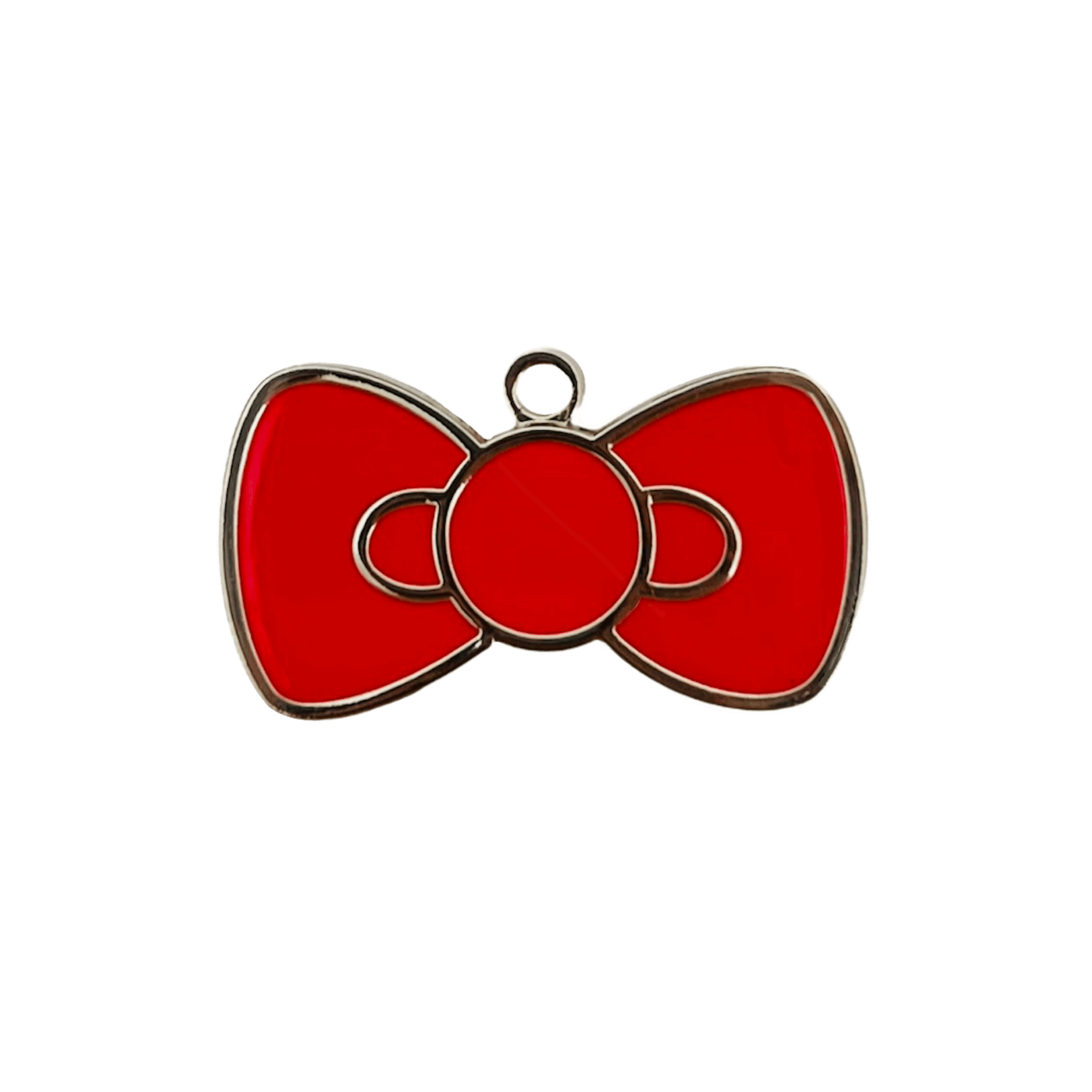 Cute Kawaii Hello Kitty Red Bow Pet Tag