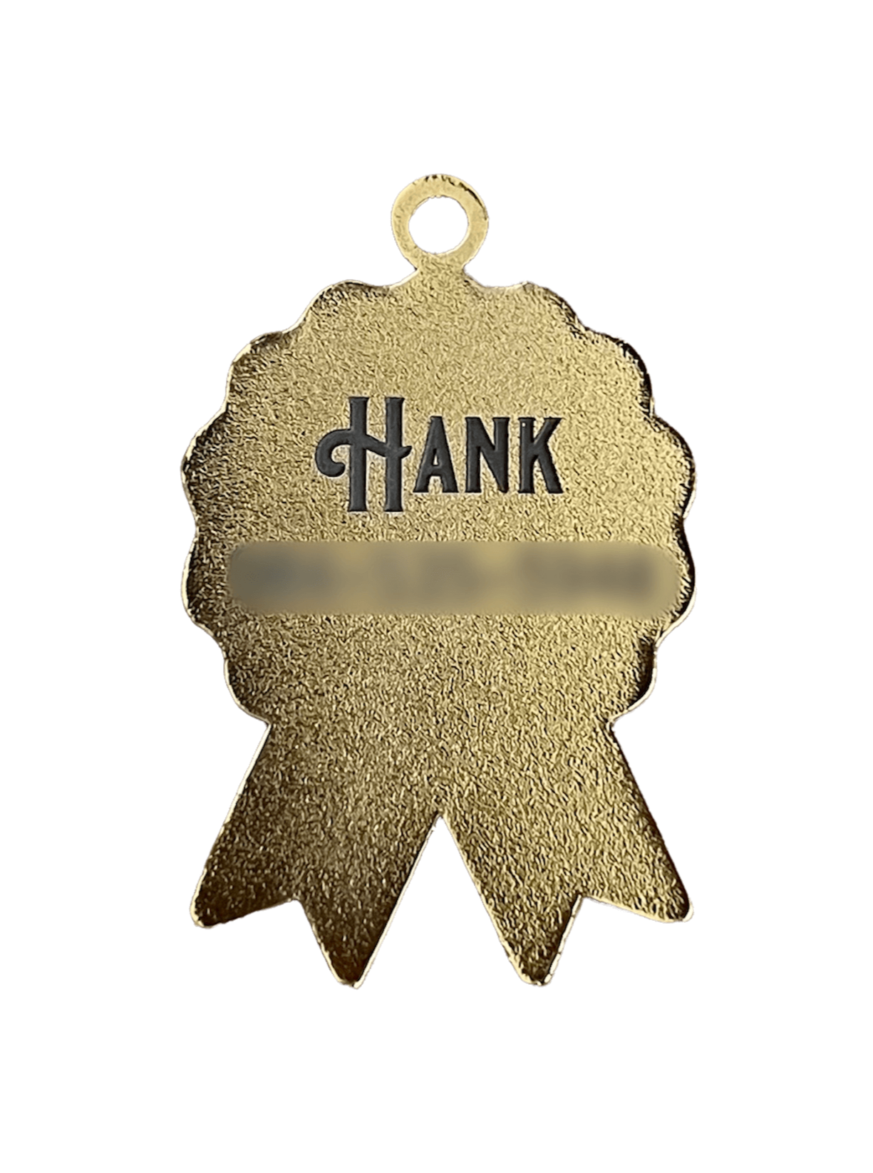Cute Funny Dog Pet Tag Award Ribbon Goodest Boy Engraving