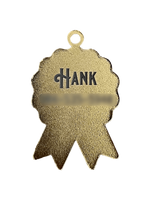 Load image into Gallery viewer, Cute Funny Dog Pet Tag Award Ribbon Goodest Boy Engraving
