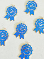 Load image into Gallery viewer, Goodest Boy Award Ribbon Pet ID Tag for dogs puppy cat collars
