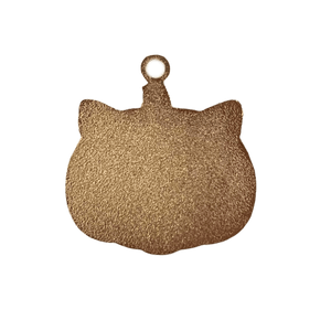 HALLOWEEN PUMPKIN CAT O LANTERN ENAMEL CAT PET ID TAG BACKSIDE