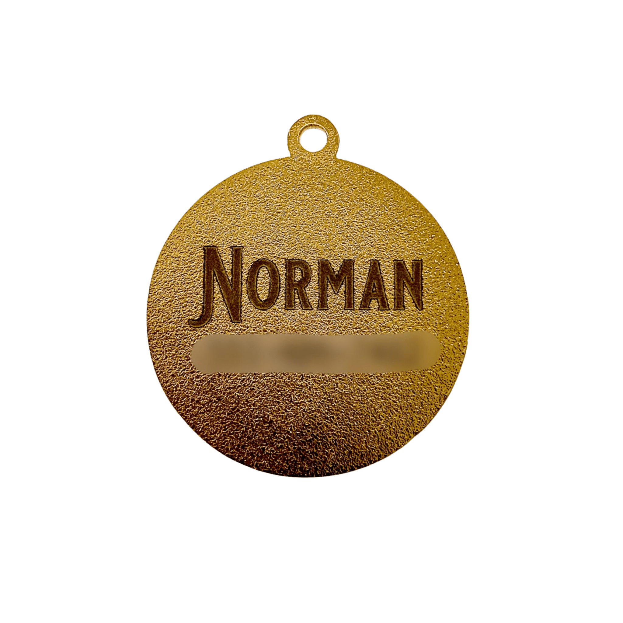 Round Enamel Pin Lost Dog Pet Tags Laser Engraving