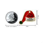 Load image into Gallery viewer, Santa Hat measures 33mm x 27.4mm

