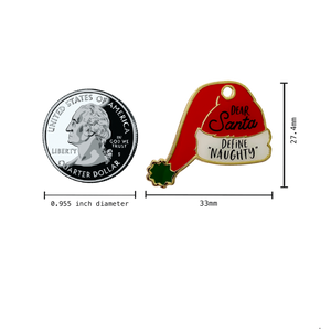 Santa Hat measures 33mm x 27.4mm
