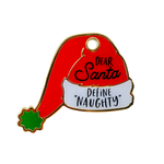 Load image into Gallery viewer, Santa Hat Pet Tag
