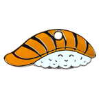 Load image into Gallery viewer, SUSHI NIGIRI ENAMEL PET TAG
